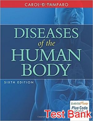 diseases of the human body 6th edition tamparo test bank