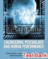engineering psychology and human performance 4th edition wickens test bank