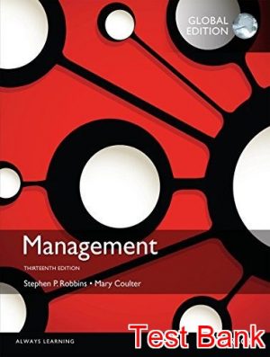 management global 13th edition robbins test bank