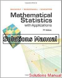 mathematical statistics with applications 7th edition miller solutions manual