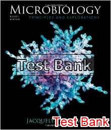 microbiology principles and explorations 8th edition black test bank