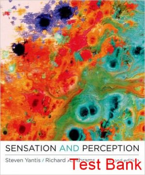 sensation and perception 2nd edition yantis test bank