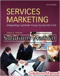 services marketing 6th edition zeithaml solutions manual