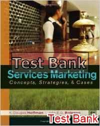 services marketing concepts strategies and cases 4th edition hoffman test bank