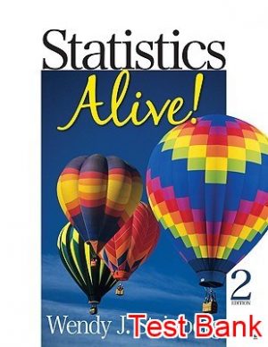 statistic alive 2nd edition steinberg test bank