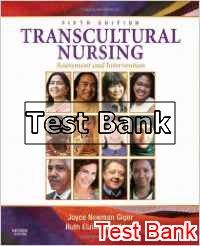 transcultural nursing 5th edition giger test bank