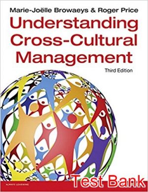 understanding cross cultural management 3rd edition browaeys test bank