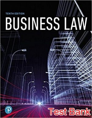 business law 10th edition cheeseman test bank