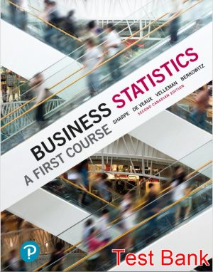 business statistics a first course canadian 2nd edition sharpe test bank