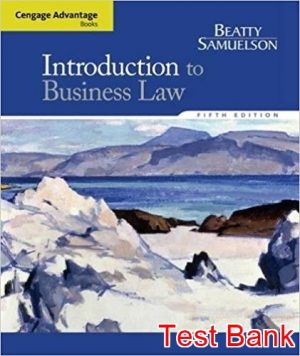 cengage advantage books introduction to business law 5th edition beatty test bank