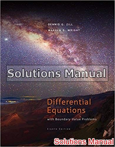 Differential Equations With Boundary Value Problems 8th Edition Zill ...