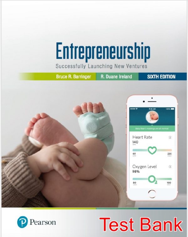 entrepreneurship successfully launching new ventures 6th edition barringer test bank