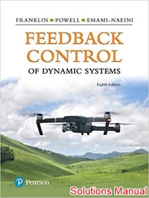 feedback control of dynamic systems 8th edition franklin solutions manual