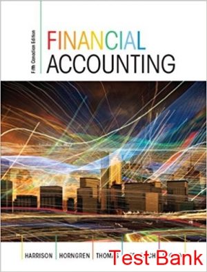 financial accounting canadian 15th edition harrison test bank