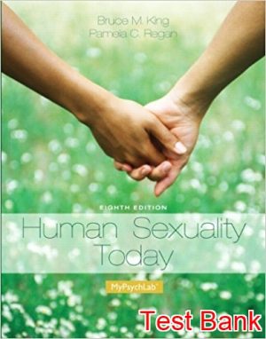 human sexuality today 8th edition king test bank