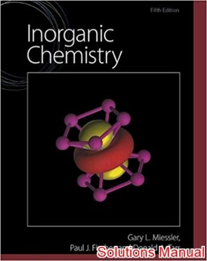 inorganic chemistry 5th edition miessler solutions manual