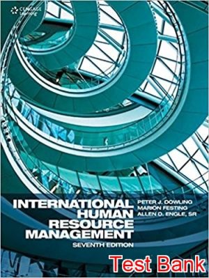 international human resource management edition dowling 7th edition dowling test bank