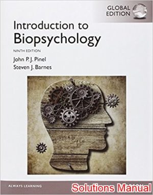 Introduction to Biopsychology Global 9th Edition Pinel Solutions Manual