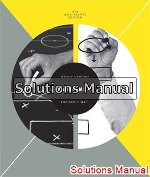 Management Asia Pacific 5th Edition Samson Solutions Manual