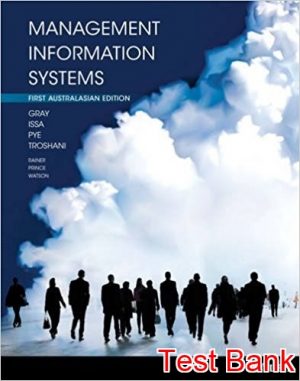 Management Information Systems 1st Edition Gray Test Bank