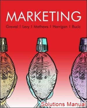 Marketing Australian 1st Edition Grewal Solutions Manual