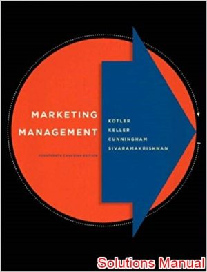 Marketing Management Fourteenth Canadian 14th Edition Kotler Solutions Manual