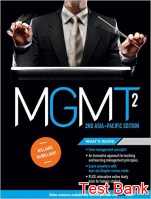 MGMT 2nd Edition William Test Bank