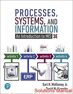 Processes Systems and Information An Introduction to MIS 3rd Edition Mckinney Solutions Manual