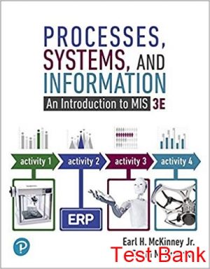 Processes Systems and Information An Introduction to MIS 3rd Edition Mckinney Test Bank