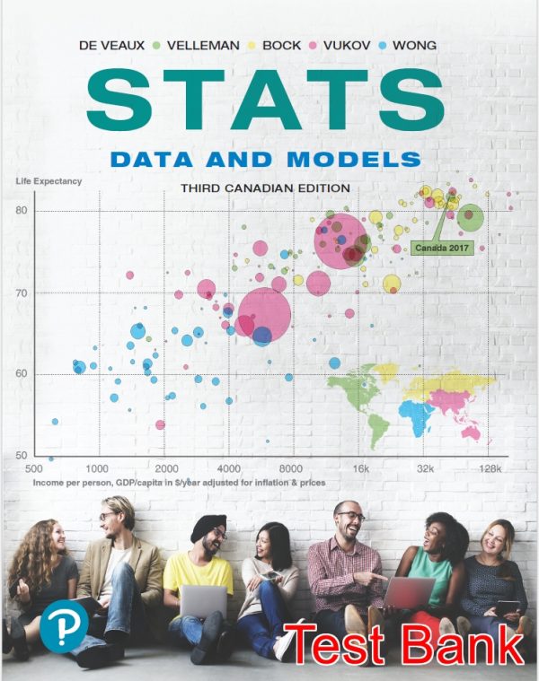 Stats Data And Models Canadian 3rd Edition De Veaux Test Bank