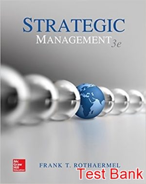 Strategic Management Concepts 3rd Edition Frank Test Bank