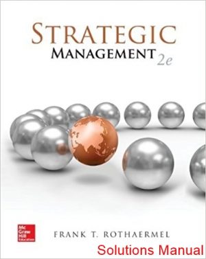 Strategic Management Concepts and Cases 2nd Edition Carpenter Solutions Manual
