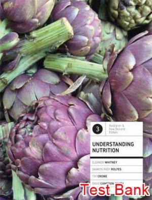 Understanding Nutrition 3rd Edition Whitney Test Bank