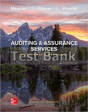 Auditing and Assurance Services A Systematic Approach 11th Edition Messier Test Bank