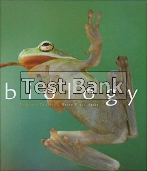 Biology Today and Tomorrow with Physiology 3rd Edition Starr Test Bank