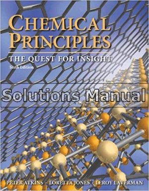 Chemical Principles 6th Edition Atkins Solutions Manual