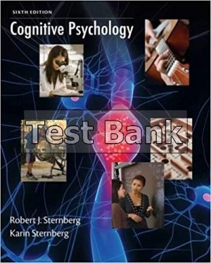 Cognitive Psychology 6th Edition Sternberg Test Bank