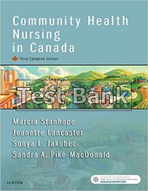 Community Health Nursing in Canada 3rd Edition Stanhope Test Bank