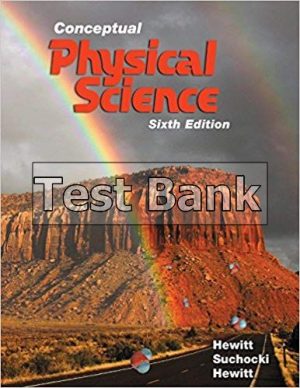 Conceptual Physical Science 6th Edition Hewitt Test Bank