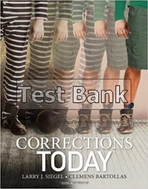 Corrections Today 2nd Edition Siege Test Bank