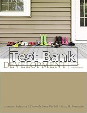 Development Infancy Through Adolescence 1st Edition Steinberg Test Bank