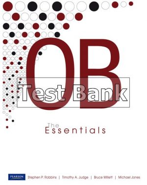 Essentials Australia 1st Edition Robbins Test Bank