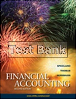 Financial Accounting 2nd Edition Spiceland Test Bank