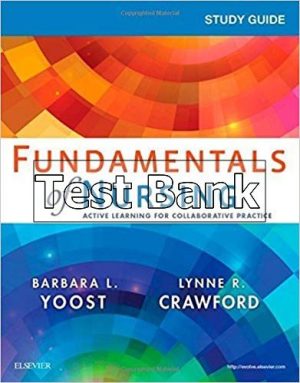 Fundamentals of Nursing 1st Edition Yoost Test Bank
