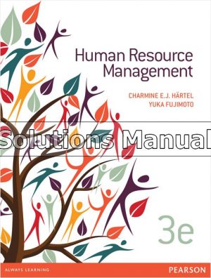 Human Resource Management 3rd Edition Hartel Solutions Manual