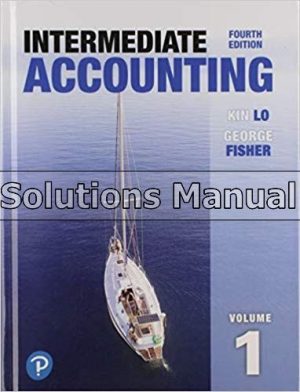 Intermediate Accounting Vol 1 4th Edition Lo Solutions Manual