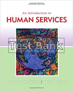 Introduction to Human Services 7th Edition Woodside Test Bank