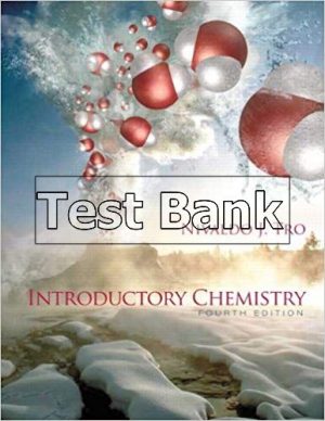 Introductory Chemistry 4th Edition Tro Test Bank