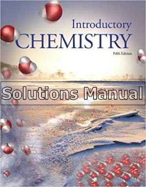 Introductory Chemistry 5th Edition Tro Solutions Manual