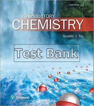 Introductory Chemistry 6th Edition Tro Test Bank